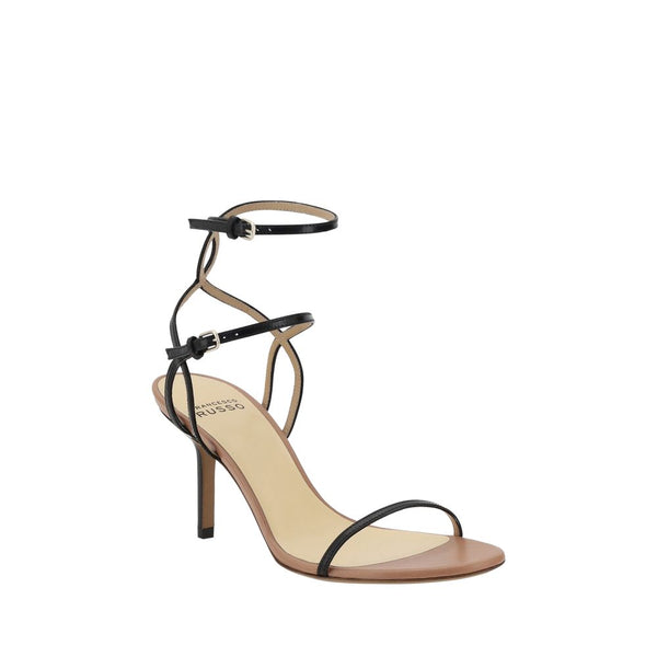 Schwarze Stilettosandalen aus Kalbsleder Bos Taurus