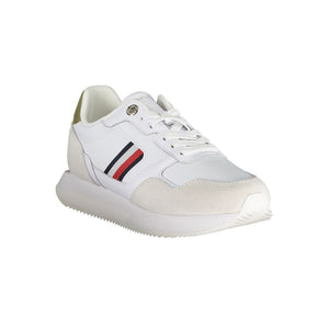 Weißes Leder Damen Sneaker