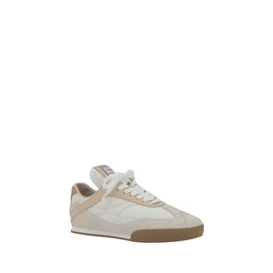 Bunte Sneakers mit niedrigem Schaft aus Kalbsleder Bos Taurus