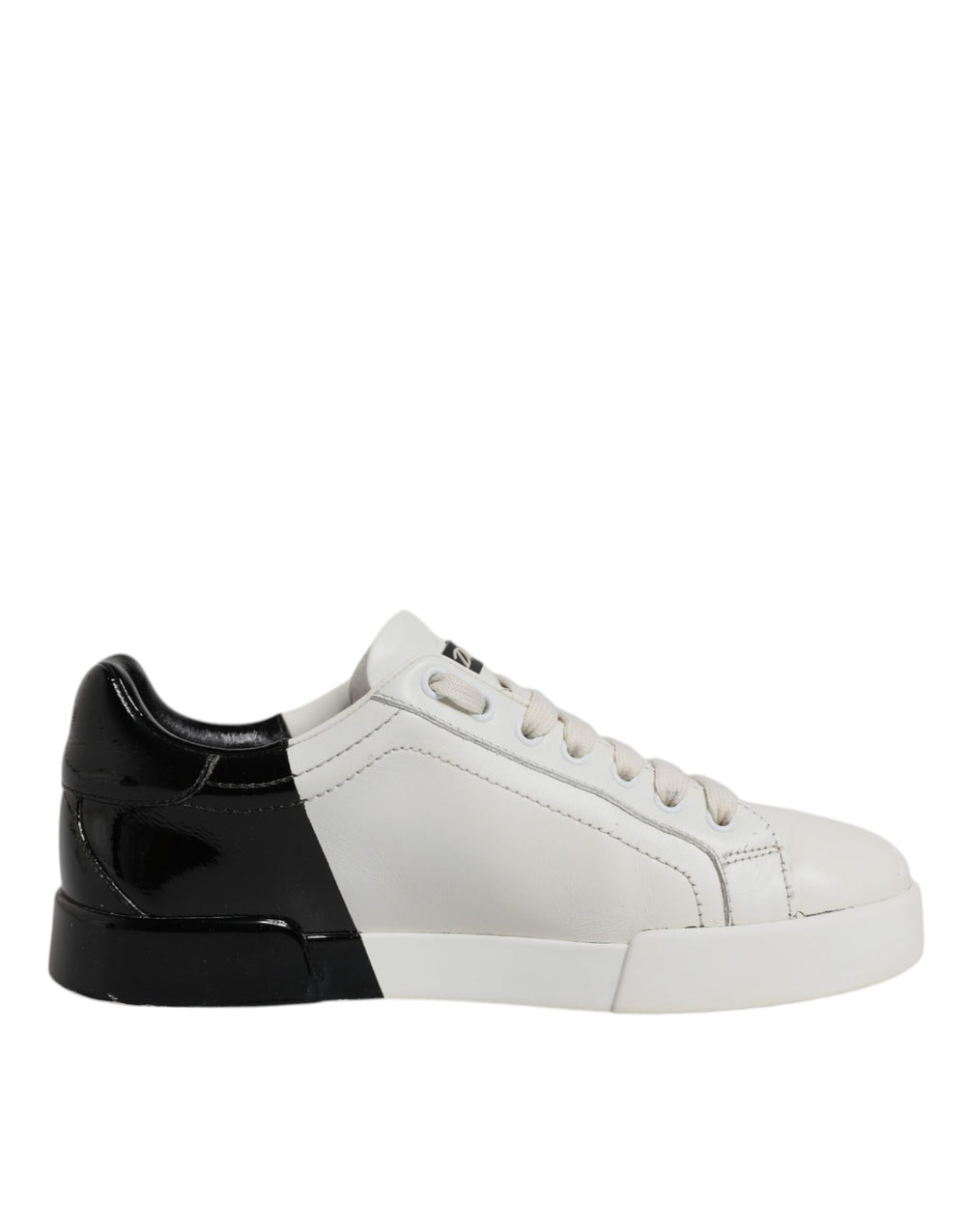 Weiß Schwarz Logo Portofino Herren Sneaker Schuhe