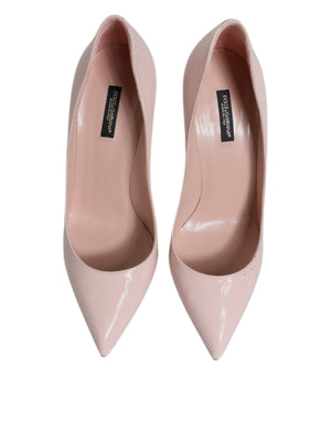 Rosa Lackleder Stiletto Heel Pumps Schuhe