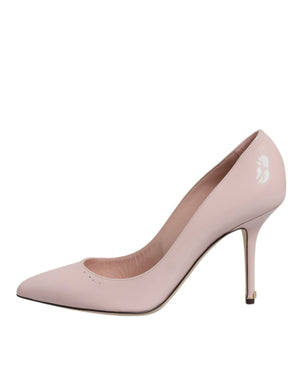Rosa Lackleder Stiletto Heel Pumps Schuhe