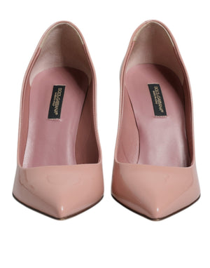 Rosa Lackleder Stiletto Heel Pumps Schuhe
