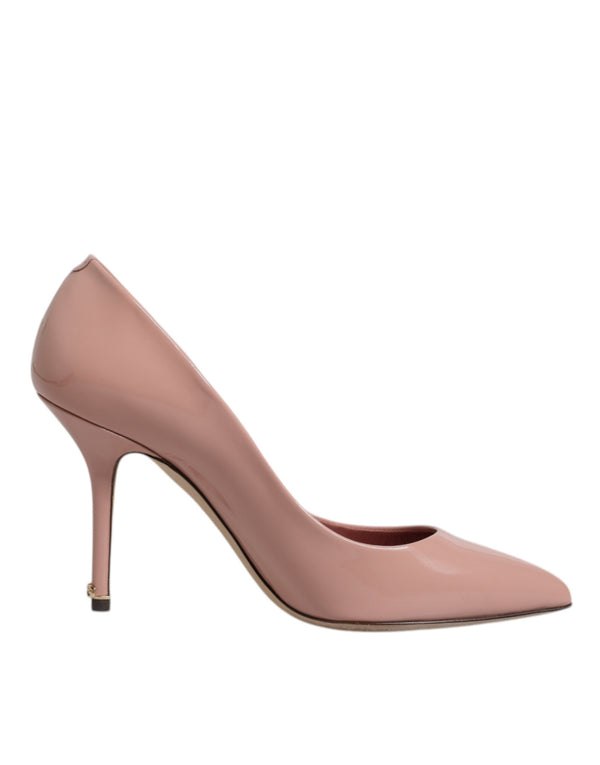 Rosa Lackleder Stiletto Heel Pumps Schuhe