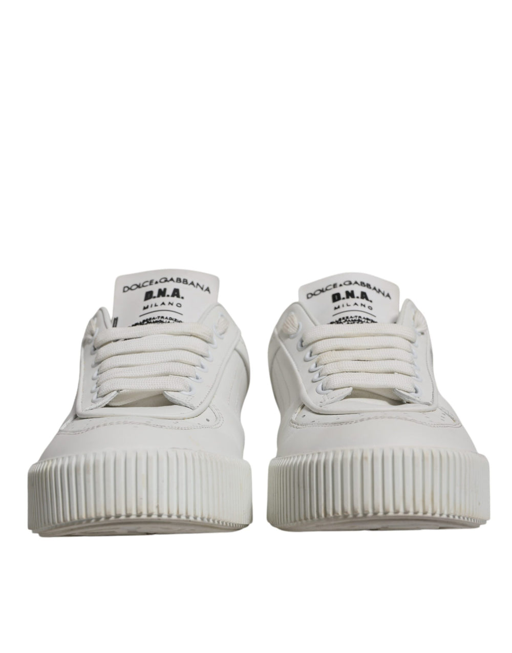 Weiß Miami Leder Low Top Turnschuhe Schuhe