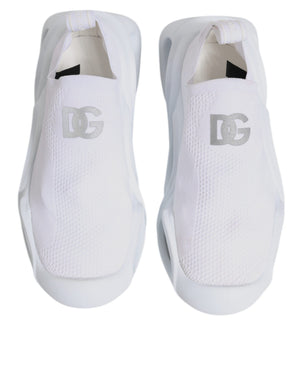 Weiß Slip On Wave Low Top Turnschuhe Schuhe