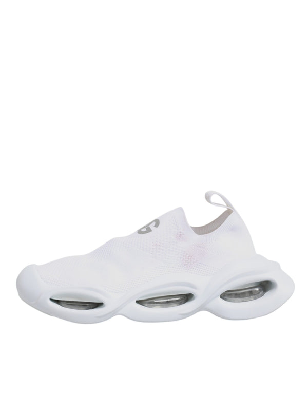 Weiß Slip On Wave Low Top Turnschuhe Schuhe