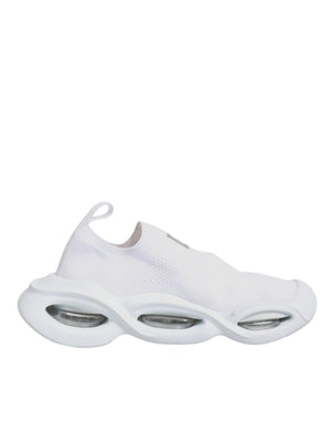 Weiß Slip On Wave Low Top Turnschuhe Schuhe