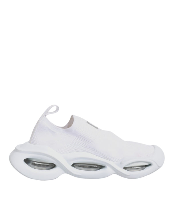 Weiß Slip On Wave Low Top Turnschuhe Schuhe