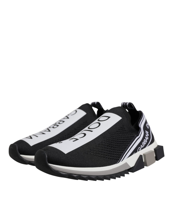 Schwarz Weiß Slip On Sorrento Sneakers Schuhe