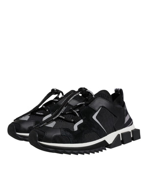 Schwarz Mesh Sorrento Trekking Turnschuhe Schuhe