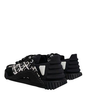 Schwarz Logo Lace Up Low Top NS1 Turnschuhe Schuhe