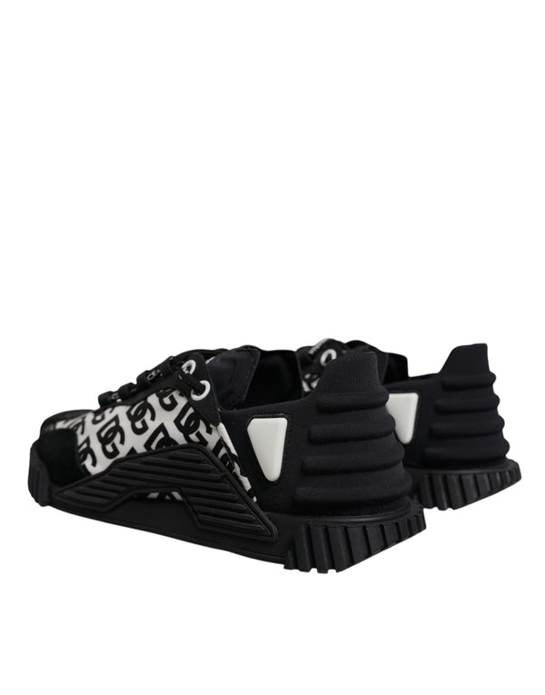 Schwarz Logo Lace Up Low Top NS1 Turnschuhe Schuhe