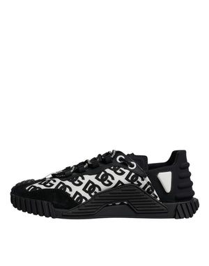 Schwarz Logo Lace Up Low Top NS1 Turnschuhe Schuhe
