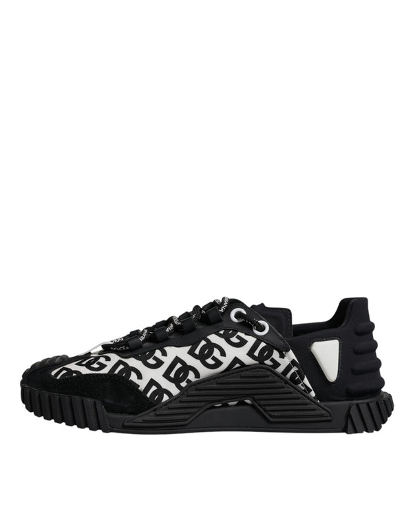 Schwarz Logo Lace Up Low Top NS1 Turnschuhe Schuhe