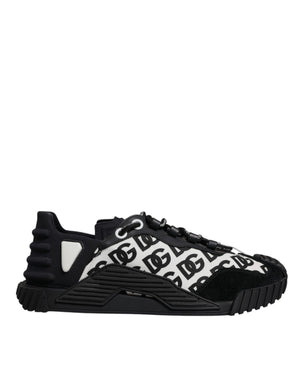 Schwarz Logo Lace Up Low Top NS1 Turnschuhe Schuhe