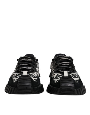 Schwarz Logo Lace Up Low Top NS1 Turnschuhe Schuhe