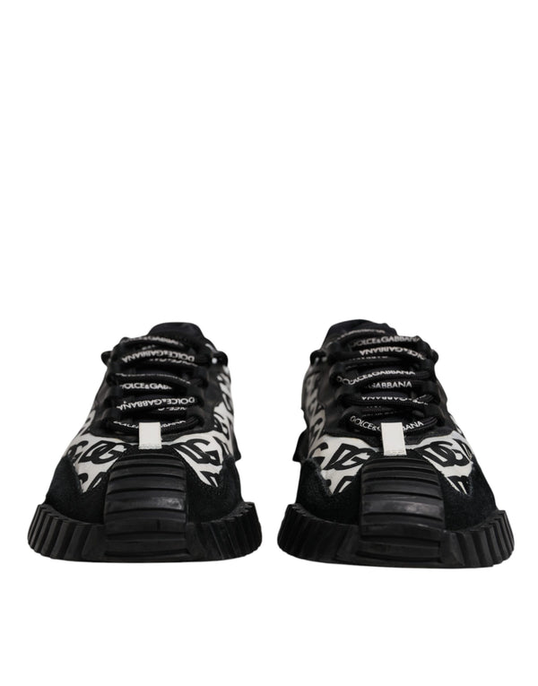 Schwarz Logo Lace Up Low Top NS1 Turnschuhe Schuhe