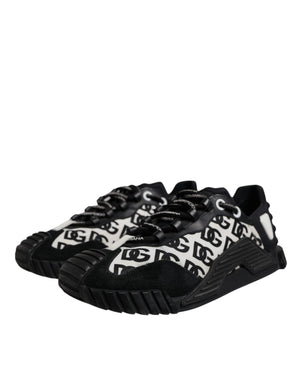 Schwarz Logo Lace Up Low Top NS1 Turnschuhe Schuhe