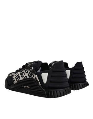 Schwarz Logo Lace Up Low Top NS1 Turnschuhe Schuhe