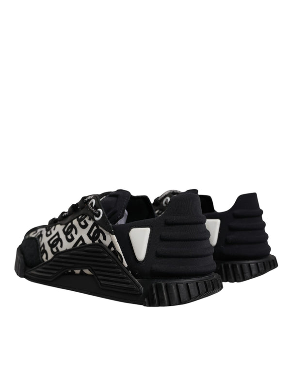 Schwarz Logo Lace Up Low Top NS1 Turnschuhe Schuhe