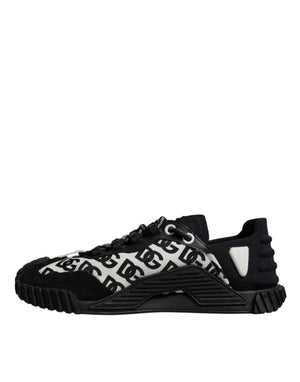 Schwarz Logo Lace Up Low Top NS1 Turnschuhe Schuhe