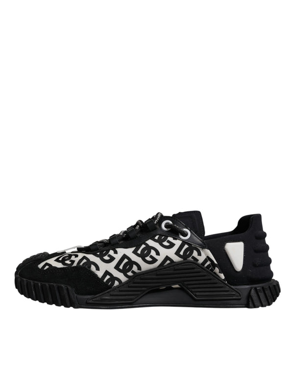 Schwarz Logo Lace Up Low Top NS1 Turnschuhe Schuhe