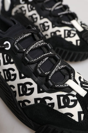 Schwarz Logo Lace Up Low Top NS1 Turnschuhe Schuhe
