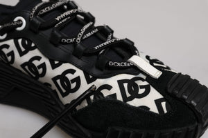 Schwarz Logo Lace Up Low Top NS1 Turnschuhe Schuhe