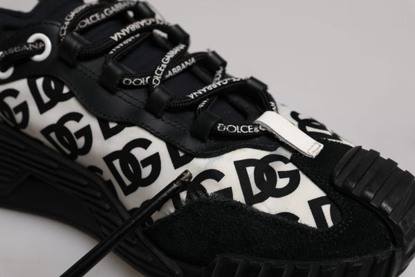 Schwarz Logo Lace Up Low Top NS1 Turnschuhe Schuhe