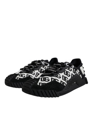 Schwarz Logo Lace Up Low Top NS1 Turnschuhe Schuhe
