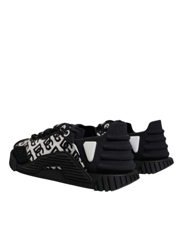 Schwarz Logo Lace Up Low Top NS1 Turnschuhe Schuhe