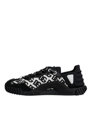 Schwarz Logo Lace Up Low Top NS1 Turnschuhe Schuhe