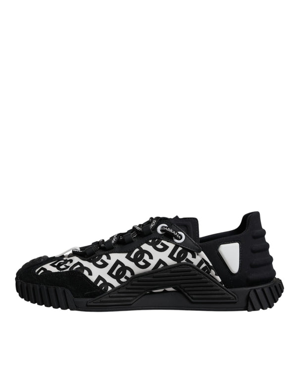 Schwarz Logo Lace Up Low Top NS1 Turnschuhe Schuhe