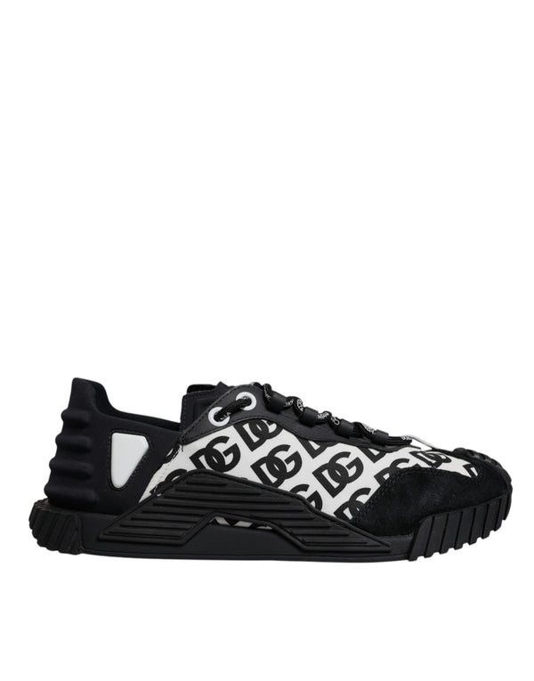 Schwarz Logo Lace Up Low Top NS1 Turnschuhe Schuhe