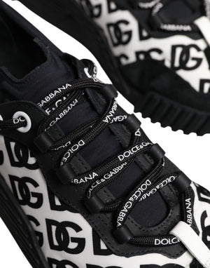 Schwarz Logo Lace Up Low Top NS1 Turnschuhe Schuhe