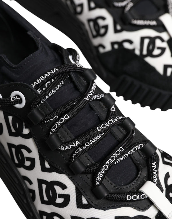 Schwarz Logo Lace Up Low Top NS1 Turnschuhe Schuhe