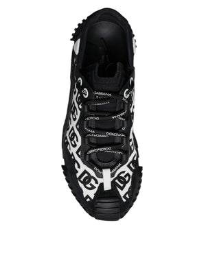 Schwarz Logo Lace Up Low Top NS1 Turnschuhe Schuhe