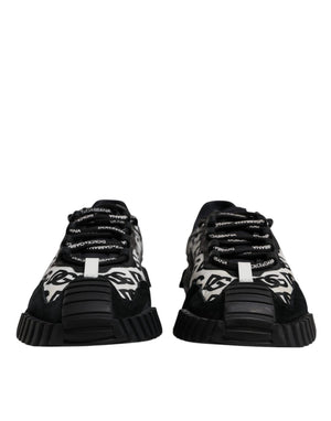 Schwarz Logo Lace Up Low Top NS1 Turnschuhe Schuhe