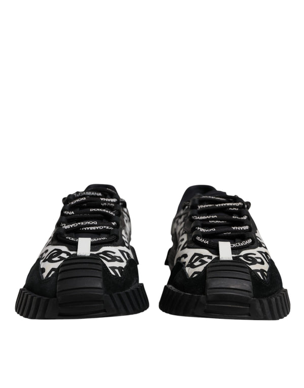 Schwarz Logo Lace Up Low Top NS1 Turnschuhe Schuhe