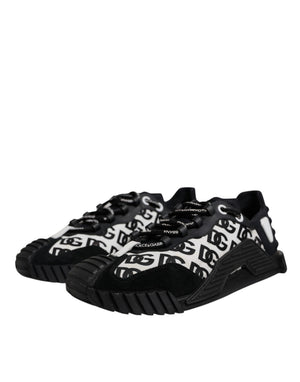 Schwarz Logo Lace Up Low Top NS1 Turnschuhe Schuhe