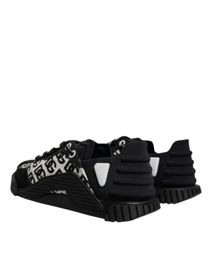 Schwarz Logo Lace Up Low Top NS1 Turnschuhe Schuhe