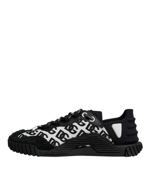 Schwarz Logo Lace Up Low Top NS1 Turnschuhe Schuhe