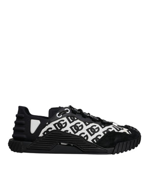 Schwarz Logo Lace Up Low Top NS1 Turnschuhe Schuhe