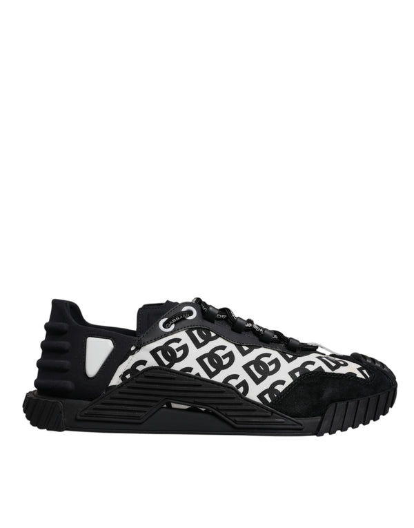 Schwarz Logo Lace Up Low Top NS1 Turnschuhe Schuhe