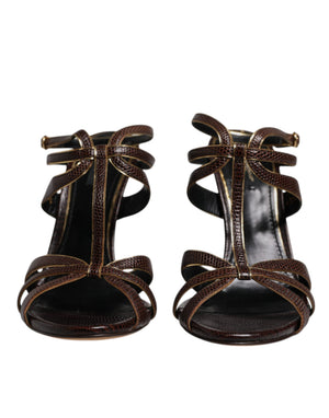 Bordeaux Knöchelriemen Heels Sandalen Schuhe