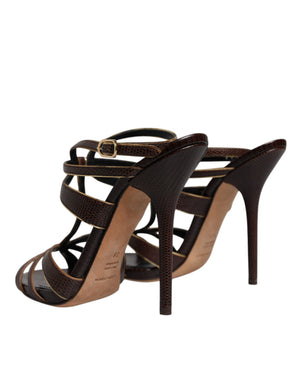 Bordeaux Knöchelriemen Heels Sandalen Schuhe
