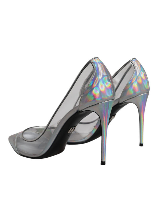 Multicolor schillernde spitze Zehe Pumps Schuhe