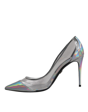 Multicolor schillernde spitze Zehe Pumps Schuhe