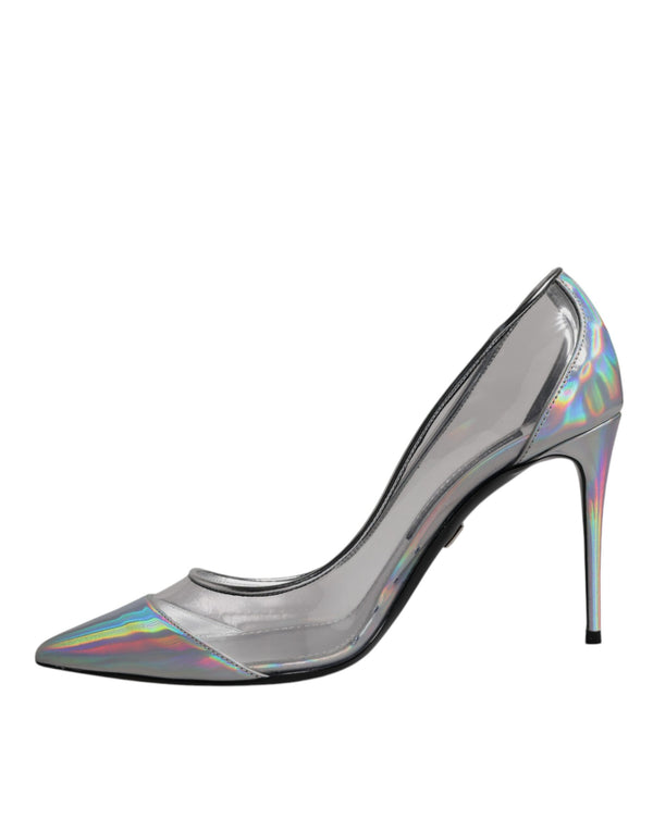 Multicolor schillernde spitze Zehe Pumps Schuhe